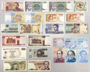 Zestaw banknotów MIX ŚWIAT (21szt)