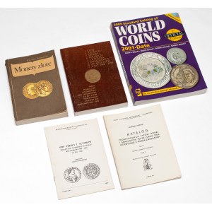 Zestaw literatury, w tym Krause World Coins 2001-Date 3rd... (5szt)