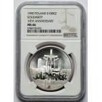 100.000 złotych 1990 Solidarność - odmiana A