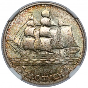 Żaglowiec 5 złotych 1936