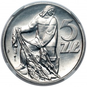 5 złotych 1971 Rybak