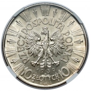 Piłsudski 10 złotych 1939