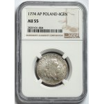 Poniatowski, 1 zloty 1774 AP - very rare