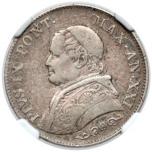 Papal States, Pio IX, Lira 1866-R