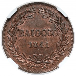 Papal States, Gregorio XVI, Baiocco 1841-R