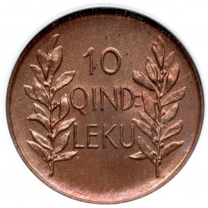 Albania, 10 Qindar Leku 1926-R