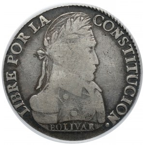 Boliwia, 8 soles 1837-PTS LM