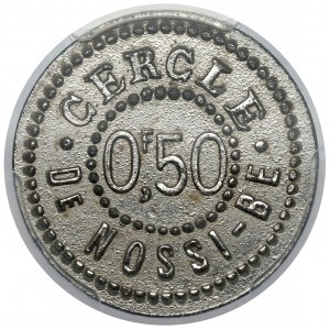 Madagascar, Nossi Bé, 0,50 franc no date