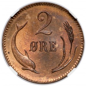 Denmark, Chrystian IX, 2 ore 1874