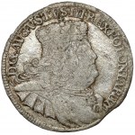 August III Sas, Trojak Lipsk 1754 EC - Orły w PRAWO - rzadki