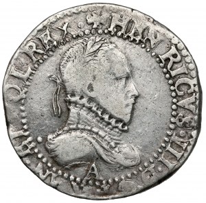 Henryk Walezy, 1/2 franka (demi franc) 1587, Paryż