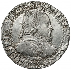 Henryk Walezy, 1/2 franka (demi franc) 1578, Bordeaux