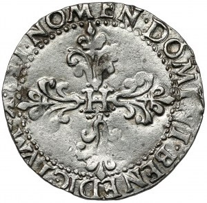Henryk Walezy, 1/2 franka (demi franc) 1578, Bordeaux