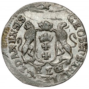 August III Sas, Trojak Gdańsk 1763 REOE