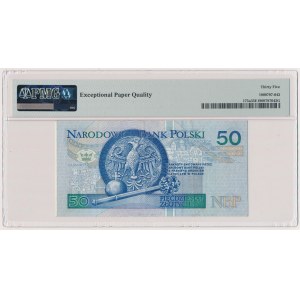 50 złotych 1994 - EI - błąd cięcia