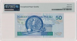 50 złotych 1994 - EI - błąd cięcia