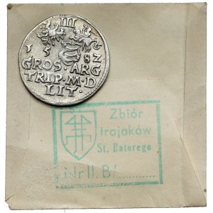 Stefan Batory, Trojak Wilno 1582 - ex. Kałkowski