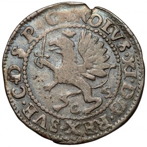 Pomorze, Karol XI, 1/12 talara (dwugrosz) 1681 CS, Szczecin