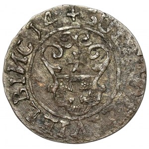 Zygmunt III Waza, Szeląg Elbląg 1614 - fałszerstwo - rzadkość