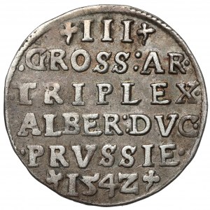 Prusy, Albrecht Hohenzollern, Trojak Królewiec 1542