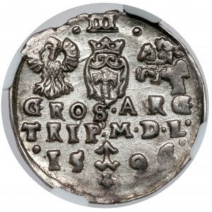 Zygmunt III Waza, Trojak Wilno 1596/5 - menniczy