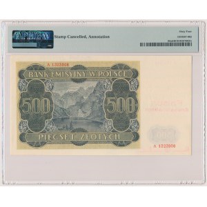 500 złotych 1940 - fałszerstwo londyńskie