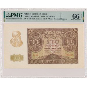 100 złotych 1940 - Ser.E