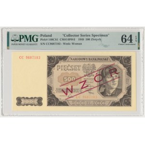 500 złotych 1948 - WZÓR kolekcjonerski - CC