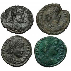 Cesarstwo Rzymskie, Follisy, zestaw (4szt)