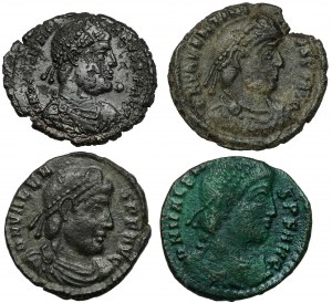 Cesarstwo Rzymskie, Follisy, zestaw (4szt)