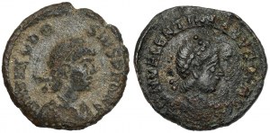 Cesarstwo Rzymskie, Nummus, zestaw (2szt)