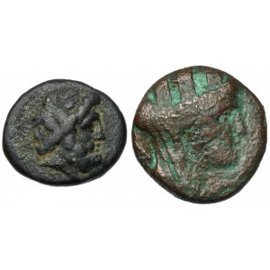 Greece, Phoenicia, lot of 2 bronze coins