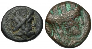Greece, Phoenicia, lot of 2 bronze coins