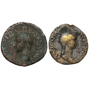 Druzus i Antonia, As i Dupondius, zestaw (2szt)