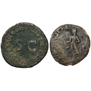 Druzus i Antonia, As i Dupondius, zestaw (2szt)
