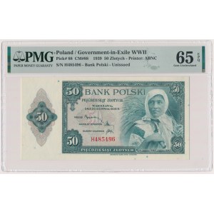 ABNCo, 50 złotych 1939 - H