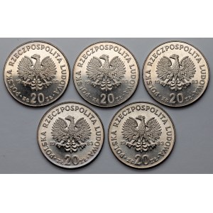 20 złotych 1983 Nowotko (5szt)