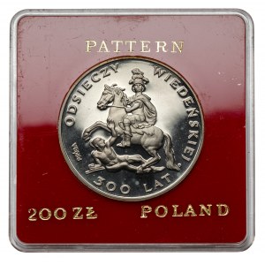 Próba Ag 200 złotych 1983 Odsiecz Wiedeńska