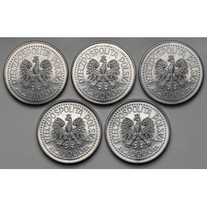 20.000 złotych 1994 Zg. I Stary, zestaw (5szt)