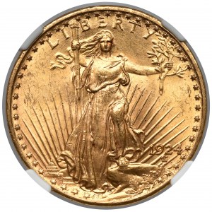USA, 20 dolarów 1924 Filadelfia Double Eagle