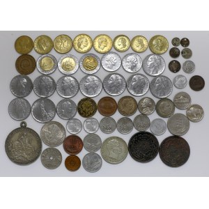 World coins MIX, lot (~57pcs)