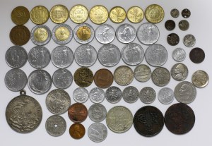 World coins MIX, lot (~57pcs)