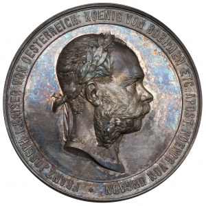 Austria, Francis Joseph I, Medal 1893 - exhibition in Tyrol