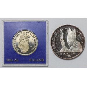 Jan Paweł II, Podróż apostolska na Węgry 1991 - medal (SREBRO) i moneta 100 forint