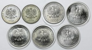 200 - 50.000 złotych 1976-1988, zestaw (7szt)