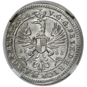 Brandenburg-Bayreuth, Fryderyk, 1/24 talara 1753 CLR