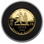 Äthiopien, $200 1966, Haile Selassie - 75. Geburtstag (GOLD 80 Gramm)