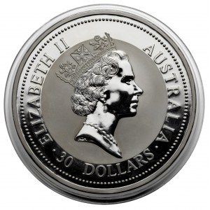 Australia, 20 dollars 1995 - Kookaburra - 1 kilo Ag