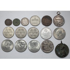 Coins and medals MIX, lot (16pcs)