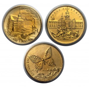 2 złote 1997-2001, zestaw (3szt)